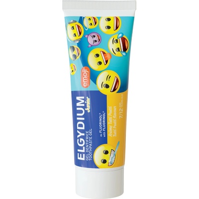 ELGYDIUM Junior Детска паста за зъби Emoji, 7-12 години, 50 ml