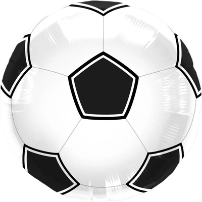 Fóliový balónek Fotbalový míč černý
