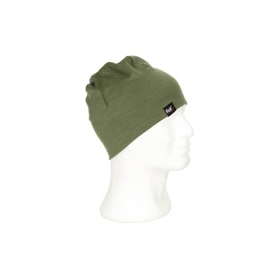 Vlněná čepice merino Lite zelená