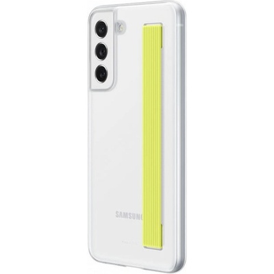 Samsung Оригинален гръб Samsung за Galaxy S21 FE, Clear Strap Cover, Бял (8806092653252)