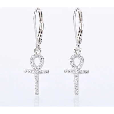 Jan Kos jewellery stříbrné náušnice MHT-2613/SW00