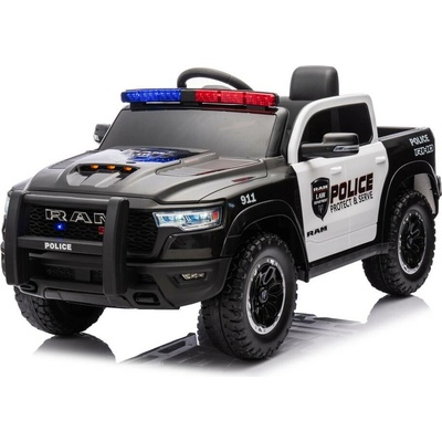 mamido Dětské elektrické autíčko Dodge Ram policejní