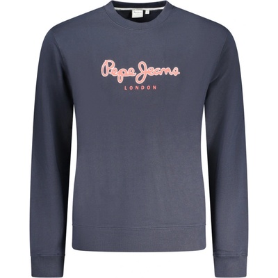 Pepe Jeans mikina bez zipsu modrá