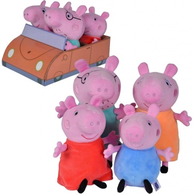 Simba Prasátko Peppa rodinka v autě