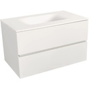 Naturel Koupelnová skříňka s umyvadlem bílá mat Verona 86x51,2x52,5 cm bílá mat VERONA86BMBM