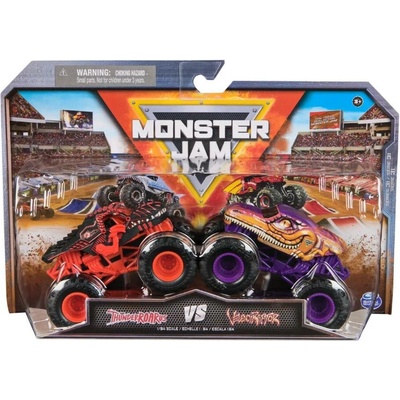 Monster Jam Thunderroarus Vs Velociraptor 2Pack