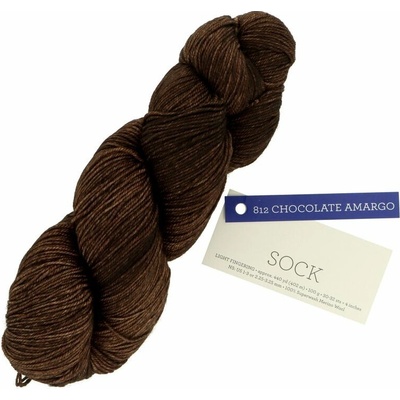 Malabrigo Sock Chocolate Amargo 812 hnedá