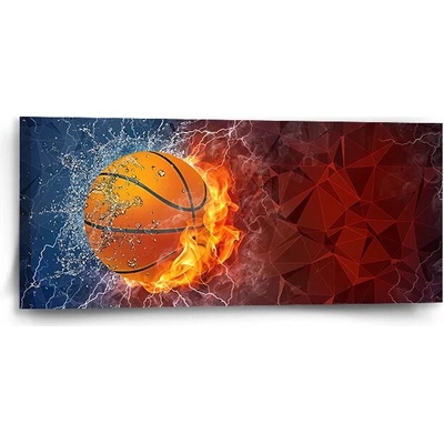 Sablio Obraz Basketbalová lopta - 110x50 cm