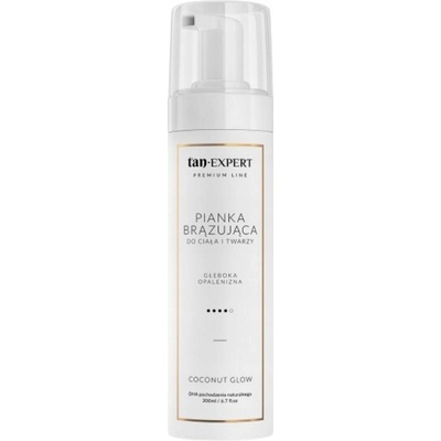 TanExpert Coconut Glow samoopalovací pěna 200 ml