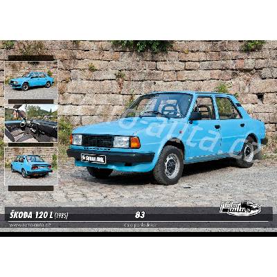 Pohlednice č. 83 - ŠKODA 120 L (1985)