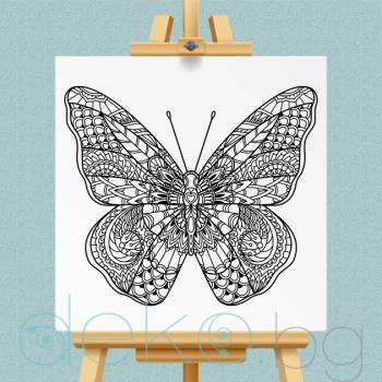 Image 1 of Нарисувай сам! Мандала Пеперуда (col015)