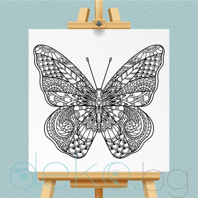 Нарисувай сам! Мандала Пеперуда (col015)