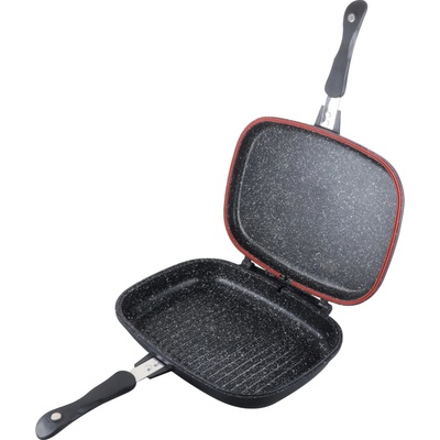 Pro-Tech shop Dvojitá obojstranná panvica Granit Diamond Line 32cm 55538