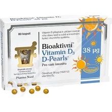 Bioaktivní Vitamín D3 D-Pearls 38 mcg 80 kapslí