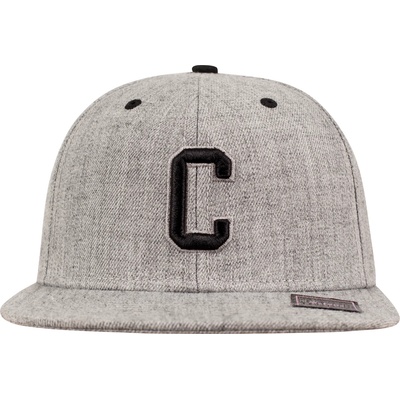 Urban Classics Шапка с козирка в сиво Letter Snapback C UB-10532-00311 - Сив, размер htgrey/L