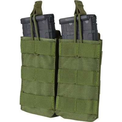 Condor Outdoor Molle dvojitá na zásobníky 2xM4 otvorená oliv