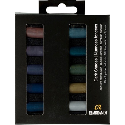 Rembrandt Sada suchých pastelů Dark Shades 10 ks