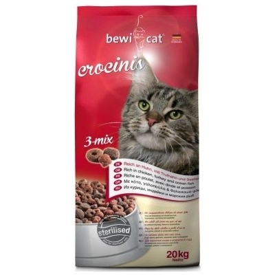 Bewi Cat Crocinis 3 Mix 20 kg