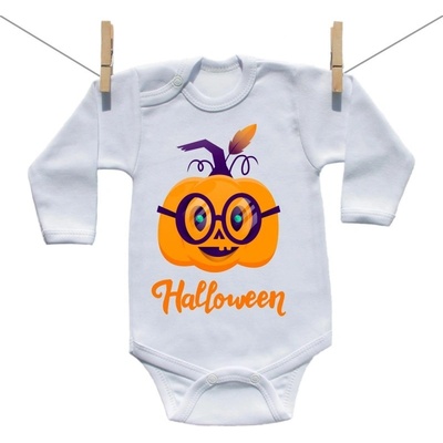Boodyy Body s dlhým rukávom Halloween tekvica