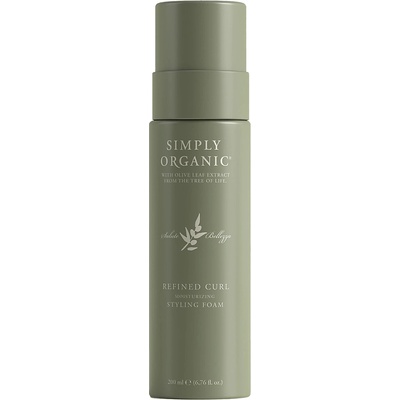 Simply Organic Refined Curl Moisturizing Styling Foam hydratačná stylingová pena 200 ml
