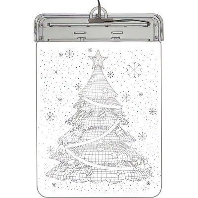 Malatec 17225 Závěsná vánoční 3D LED dekorace svítící stromeček