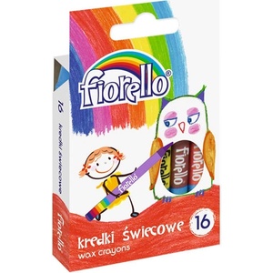 Fiorello Восъчни пастели fiorello цилиндрични смесени цветове 16 броя 170-1385 (170-1385)