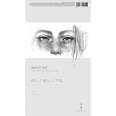 Скицник Sketch Pad А5, 110 g, 60 листа (33738-А)