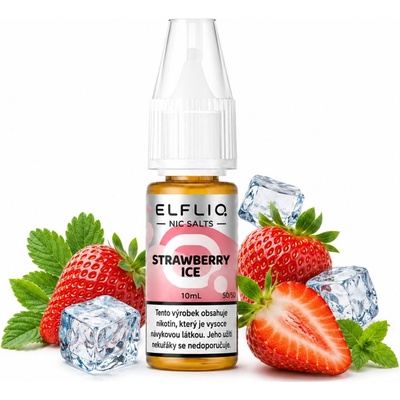 Elf Bar Elfliq Salt STRAWBERRY ICE 10 ml 10 mg