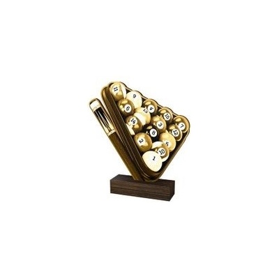 Poháry Bauer Dřevěná plaketa WF055 Billiard