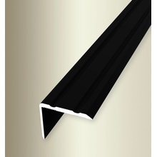 Küberit 235 SK schodová hrana Černá F16 24,5x20mm 3 m