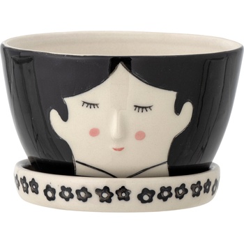 Bloomingville Саксия Carolin с поставка 11, 5 см (82057642)