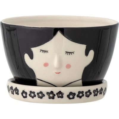 Bloomingville Саксия Carolin с поставка 11, 5 см (82057642)