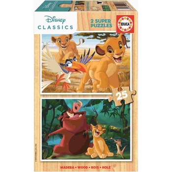 Educa - Puzzle 2x25 Lion King - 40 - 99 piese