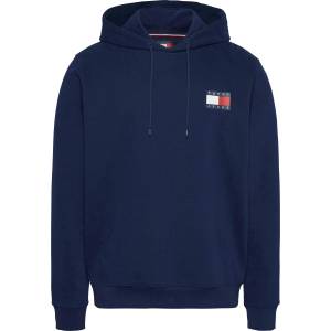 Tommy Hilfiger Суичър Tommy Jeans Mens Regular Essential Flag Hoodie - Navy C1G