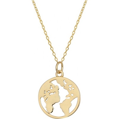 Silenti Jewelry Сребърно колие "Земя