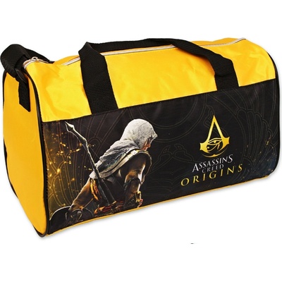 Setino · Sportovní / cestovní taška Assassin's Creed Origins - žlutá - 22 x 38 x 20 cm