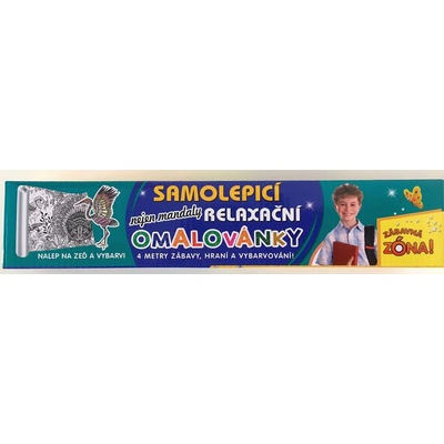 Samolepící relax.omalován. nejen mandaly