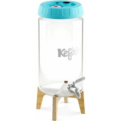 Kefirko Kombucha fermentor so stojančekom a výčapom 4 l modrý