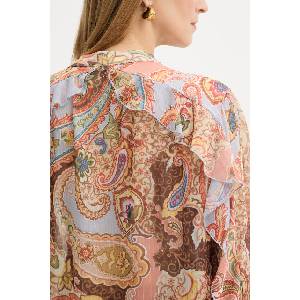 GUESS блуза с волани дамска PAISLEY (W6PH0G.WP691)