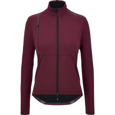 Santini Дамско термо яке за колоездене Santini Women's Vega+ Winter Jacket Cycling jacket - Burgundy (151-0711-0215)