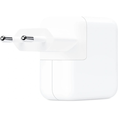 Apple Оригинално захранване за MacBook, iPhone и устройства с USB-C порт - Apple 30W USB-C Power Adapter (bulk) (mr2a2zm/a, MY1W2ZM/A)