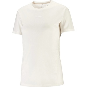 Salomon Дамска тениска Salomon Women's Sense Aero Short Sleeve Tee GFX Running shirt - Whisper White / Raind Day / Bright White (916-7279-0112)