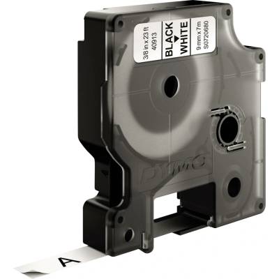 Dymo 40913 černý tisk/bílý podklad, 7m, 9mm