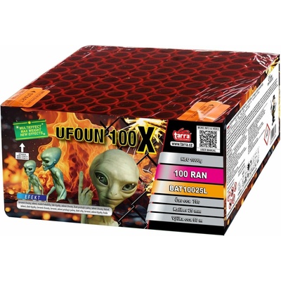 Ohňostroj Baterie výmětlic UFOUN 100X 100 ran 2/1 BAT10025L