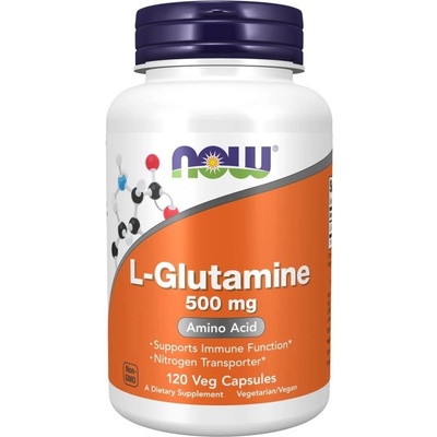 Now Foods L-Glutamin 500 mg 120 veg kapslí