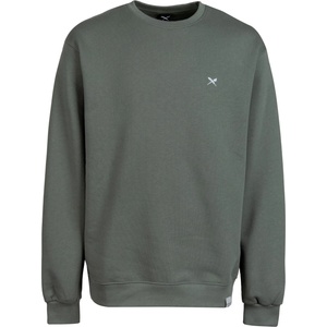 IRIEDAILY Мъжки пуловер Iriedaily Mini Flag 2 Crew Jumper - Jungle Green (017-3153-1413)