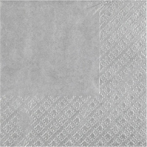 Santex Салфетки едноцветни 21 x 20 см ЦВЯТ: Сребърен