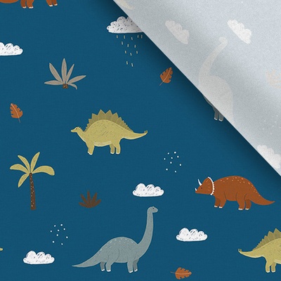 Takoy Úplet Takoy svět dinosaurů petrolejový zvětšený vzor