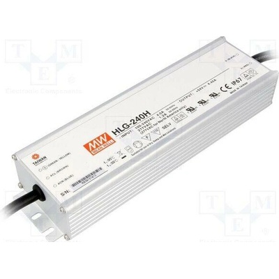 MEAN WELL HLG-240H-15 Napájecí zdroj: spínaný; LED; 225W; 15VDC; 15A; 90÷305VAC; IP67