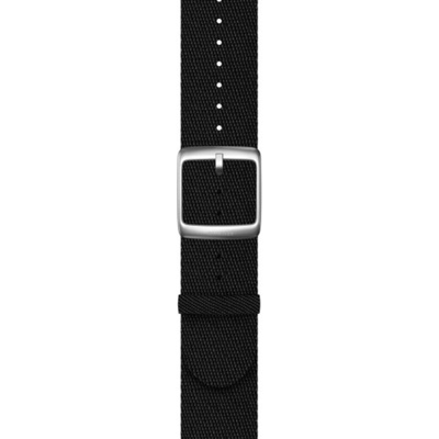 Withings Каишка Withings - Polyethylene, Silver buckle, 20mm, черна (3700546706554)